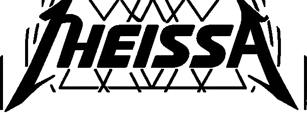 TheIssa black Metallica-style font logo